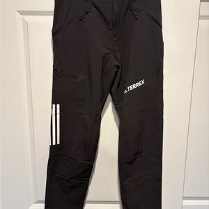 Men’s Adidas Terrex Black Softshell Outdoor Mountaineering Pants L
